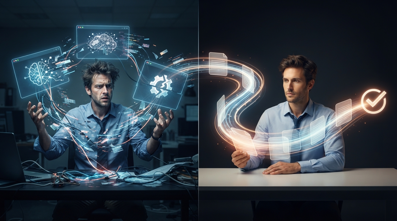 Isolated AI Bots Stall. Orchestrated Workflows Don't
